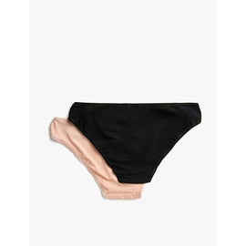 2 pieces de CULOTTES FEMME - NOIR & beige