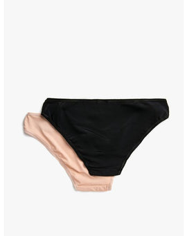 2 pieces de CULOTTES FEMME - NOIR & beige