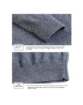 Tricot pour homme col V Gris foncé