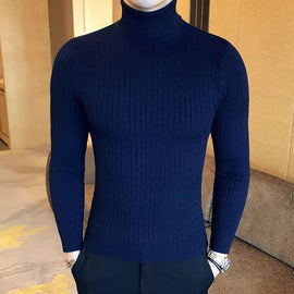 Cachemire pull homme bleu
